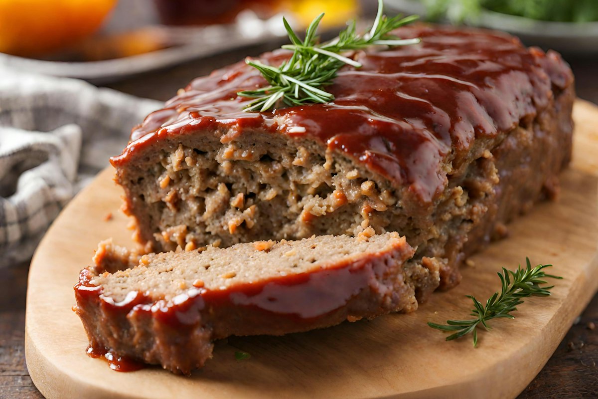 Classic Homestyle Meatloaf with Brown Sugar Glaze